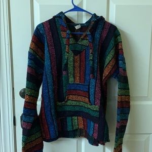 Rainbow drug rug, like new